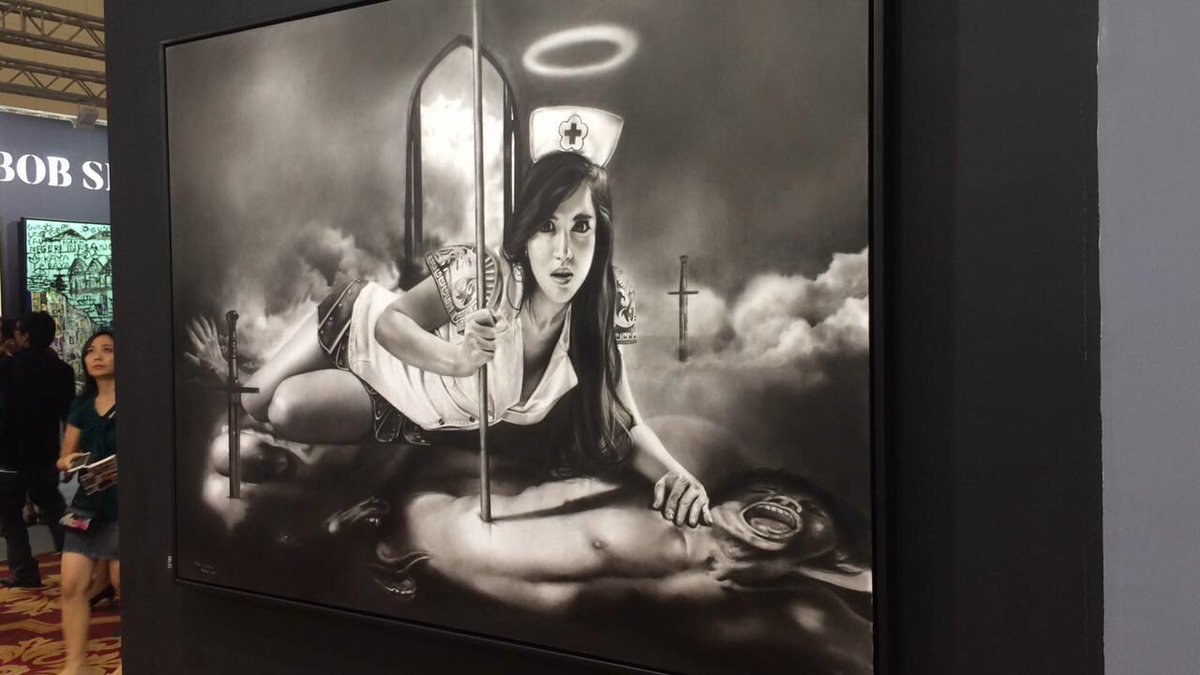 TRL_Jakarta's tweet photo. You could see this realist art by Valdo Manullang at Bazaar Art Jakarta 2016! #BAJ2016 https://t.co/zzZ887NfYY