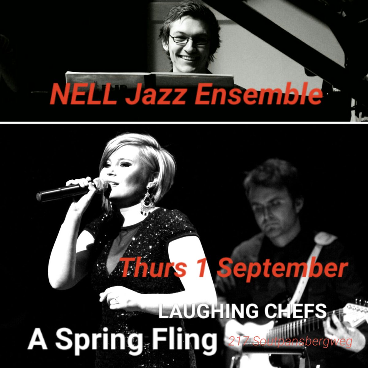 LaughingEsrida's tweet photo. @NellLadybird  Jazz Ensemble celebrating the beginning of spring! Jazz night out #jazz #laughingchefs #tapas https://t.co/EwekT1eIqI