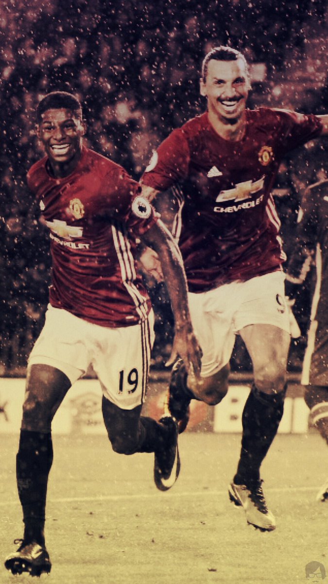 As9_Gfx's tweet photo. Marcus Rashford &amp; Zlatan Ibrahimovic - #ManUtd 

#Wallpaper #MatchDayEdit #Lockscreen 

RT's Are Appreciated https://t.co/tYwGLKEwEY
