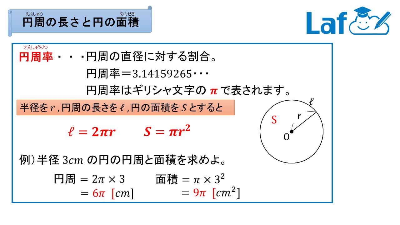 تويتر 中学高校数学laf先生 質問回答中 على تويتر 中1数学 円周率p 円の面積 円周の長さ 1年生は事前に知っておいて損はなし 2年生は今のうちに軽く目を通して思い出しましょう 3年生は知っていたらrt 3年生は覚えてなかったらふぁぼって