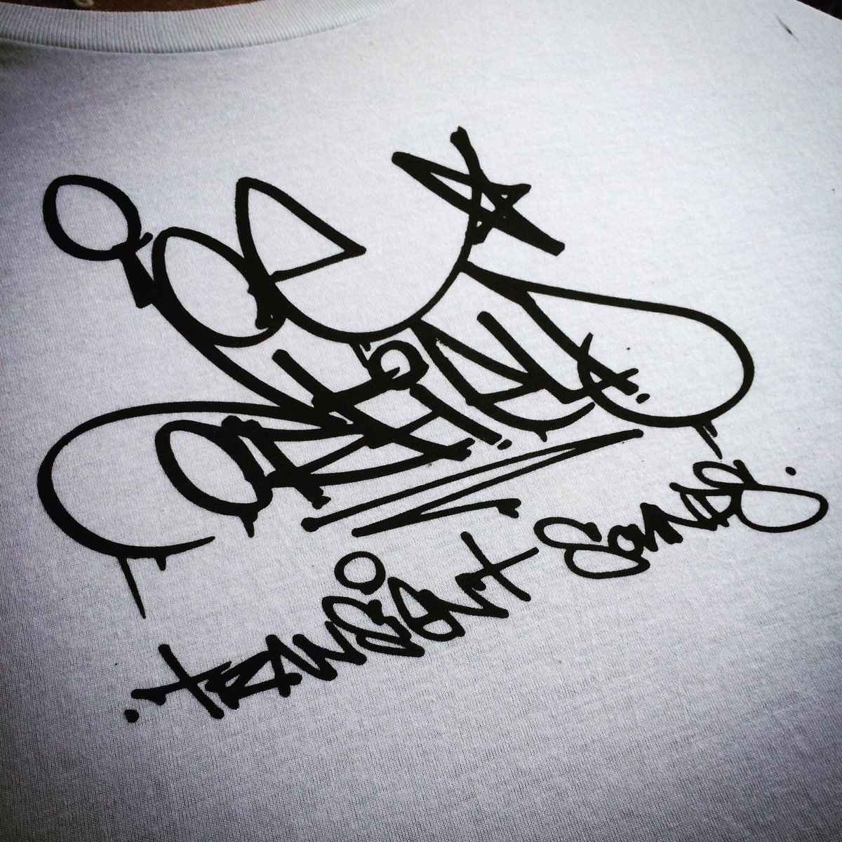 WeAreYalla's tweet photo. Prints we did for @joe_corfield #transientSounds launch #screenprinting #beats #birmingham #uk https://t.co/M3ilBZXR1X
