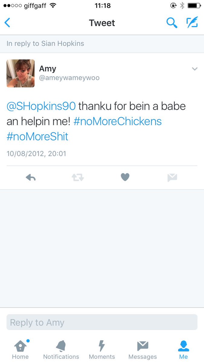SHopkins90's tweet photo. @ameywameywoo  omg remember this !! 4 years ago 😁🙈🐔🐥🐔🐥 https://t.co/KyMSXEE7hG