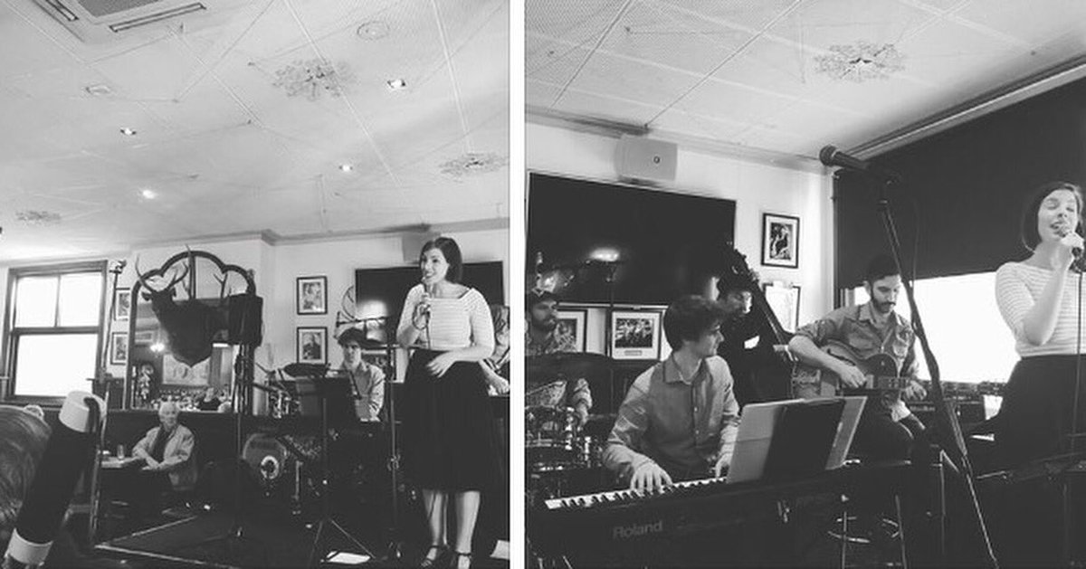 Wonderful afternoon at The Elephant Castle with Georgia Brooks, Jennifer Salisbury &amp; Ben Calderazzo's Swingin' band!