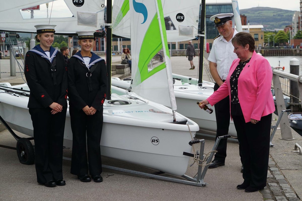 @belfasttattoo Mr and Mrs Wasson name the Sea Cadets new RS Quest 'Belfast Tattoo 2015' <a href="/SeaCadetsUK/">Sea Cadets</a>