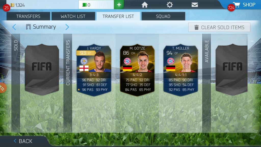 androidgamer821's tweet photo. Selling below minimum price
@EAFIFAMOBILE
Vardy not for sale (need him for a deal)
#fifa16android #fifa16mobile https://t.co/VChp5zVbDC