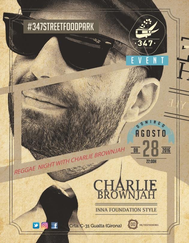 Y cerramos el último domingo de agosto con #charliebrownjah!