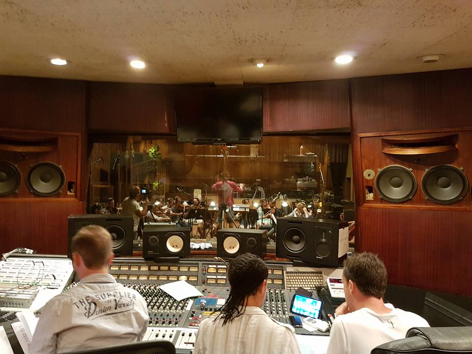AlanNaudin's tweet photo. The Scoring Orchestra is back ! Intense day of recording at Studio Ferber with FlybyNo and Alexandre Tanguy https://t.co/EniKU1SJCo