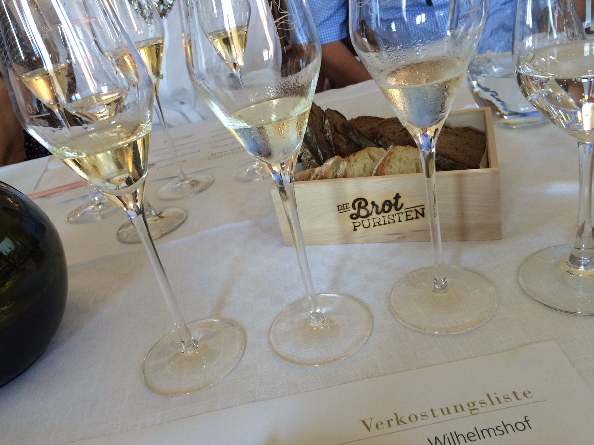 heinzelcheese's tweet image. German bubbles at their very best: tasting Wilhelmshof, Schloss Vaux and the brilliant Raumland, plus great bread