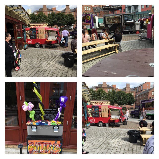 buddyorourke's tweet photo. Day two of #waterlooweekender is underway! Food, Beer and kids entertainment @BottleShopNE1 @FlipnFastCrepes https://t.co/QNDt6sYFvb