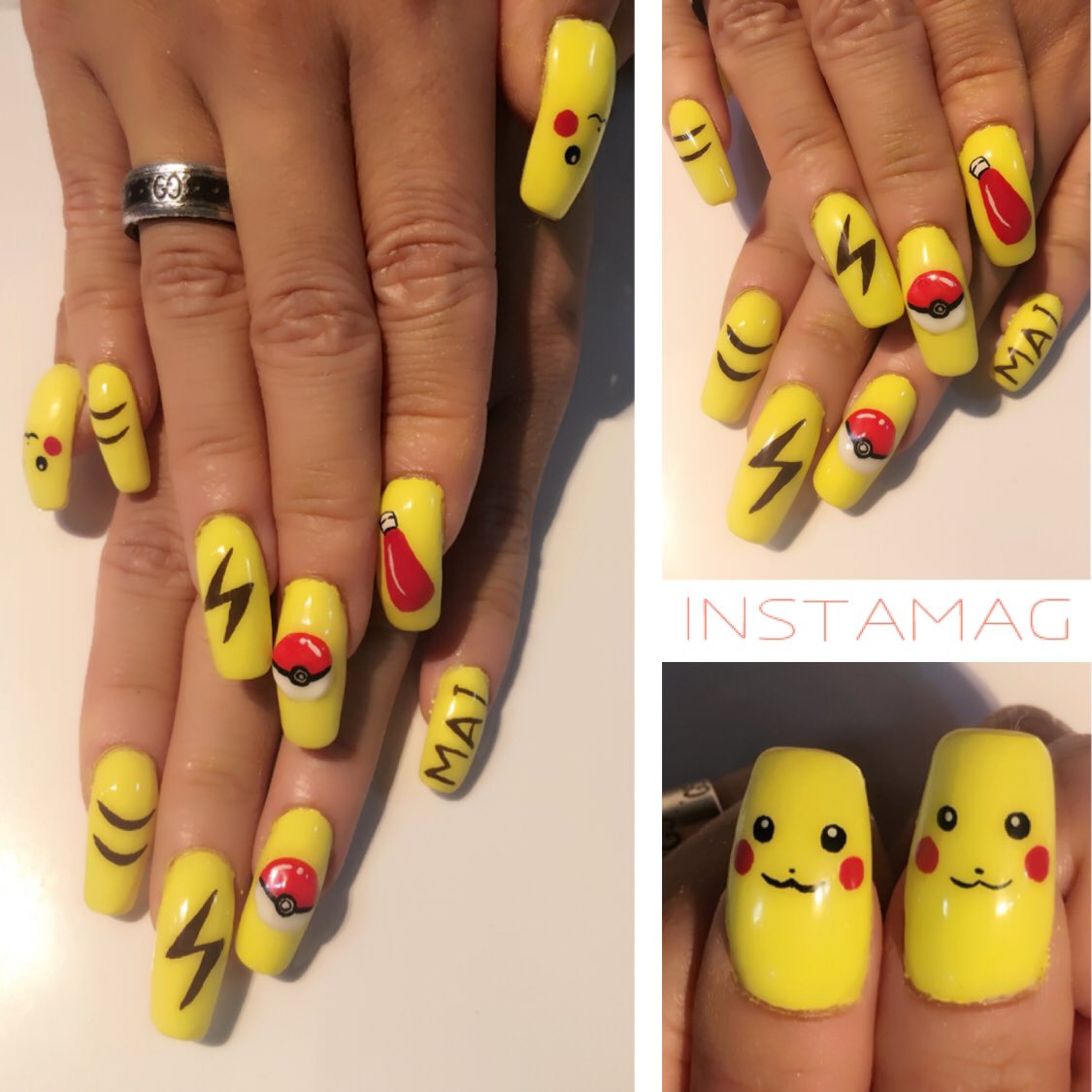 マイリキー No Twitter New ネイル マイナンとプラスル W きゃー かわいすぎるよー 指名してるネイリストさん ネイル中ゴプラぽちぽちも してくれてありがとう ʾʾ ポケモンネイル オリジナルネイル ポケモンgo