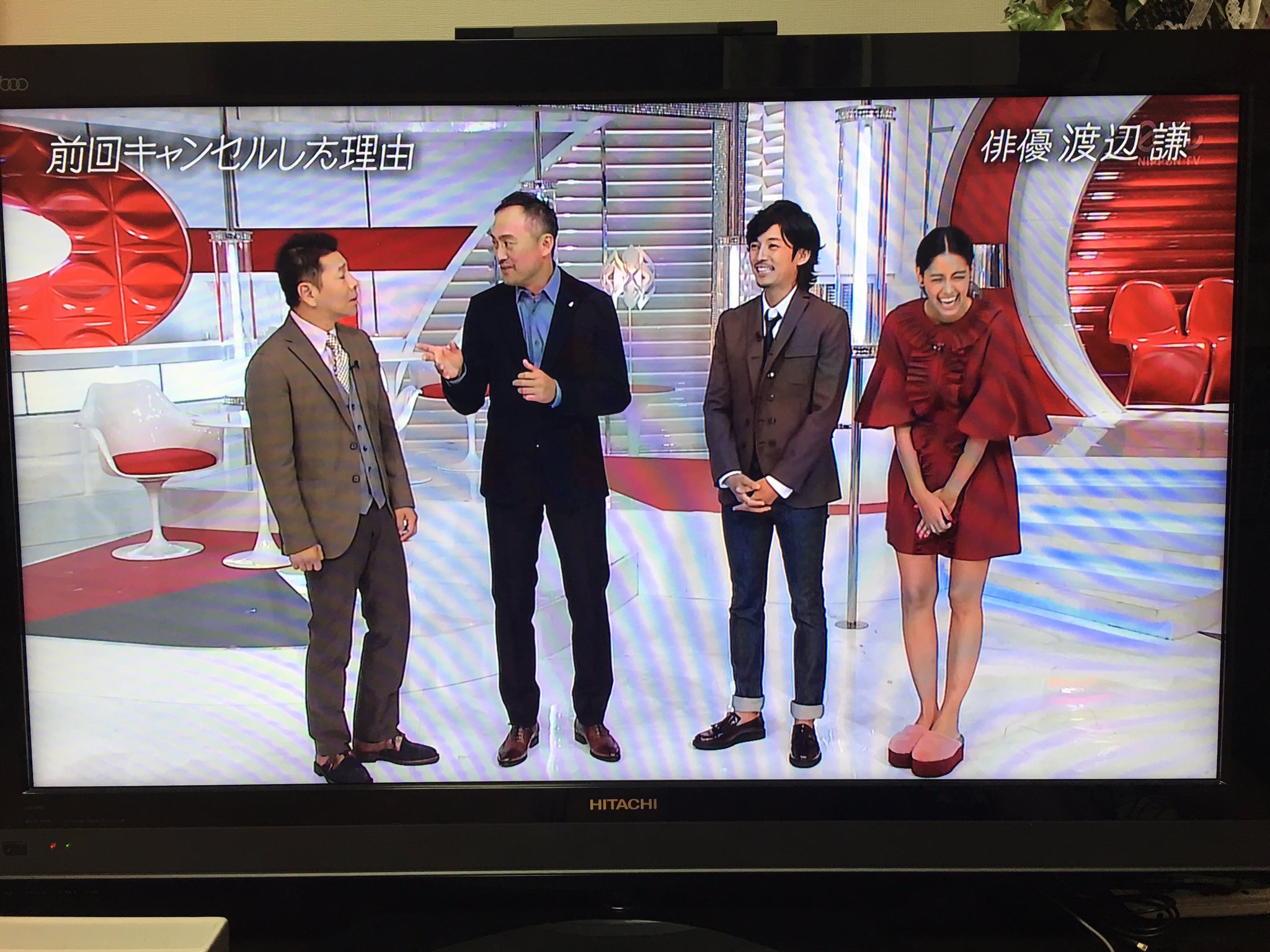 しかちゃんちのさっちゃん 渡辺謙さんかっこよすぎる ため息出るほどのかっこよさ おしゃれイズム 上田晋也 藤木直人 森泉 胃がん T Co Dbk8obii2d Twitter