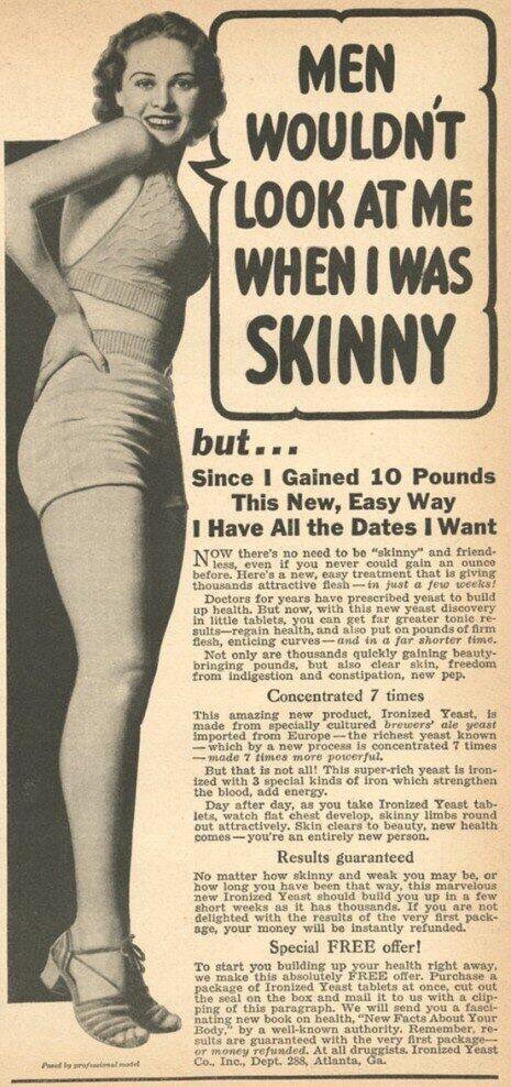kishiarora's tweet photo. Voh bhi ek time tha jab sab apna vazan/weight badana chahte the! Aur aab size zero!1940-1970's #weightissues #bethin https://t.co/tOu9fnN8iG