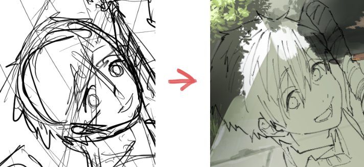 下書きの真琴くん殺戮マシーンみある 