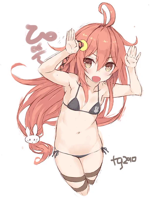 卯月 うさっ
#艦これ版深夜の真剣お絵描き60分一本勝負
 #艦これ版真剣お絵描き60分一本勝負_20160828 