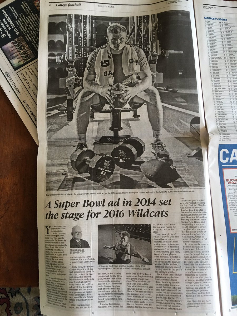 EllenBarker5's tweet photo. #HeraldLeader College Football Preview👀🔥 https://t.co/h8kLbOeLem