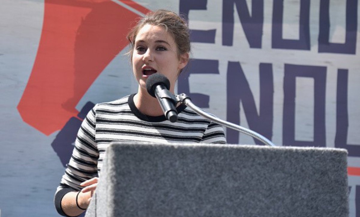 Shailene Woodley on Twitter "Shailene Woodley speaking at Enough Is