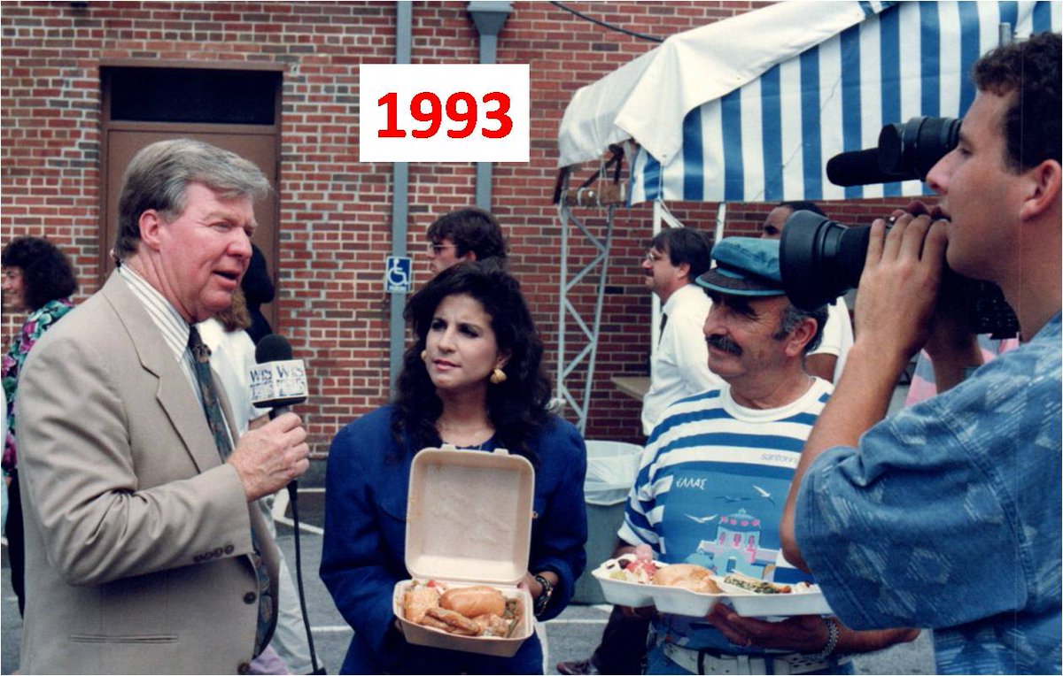 ColasGreekFest's tweet photo. Joe P. and Angelo T. in '93  @JoePinner1  @hobbsgroup https://t.co/wg9mylj46N