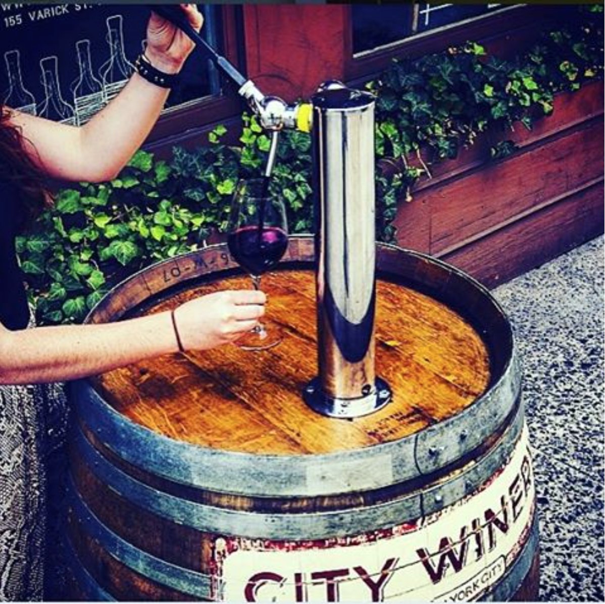 CityWineryNYC's tweet image. It’s as close as you can get to drinking straight from the barrel! Try our house made wine on tap today!