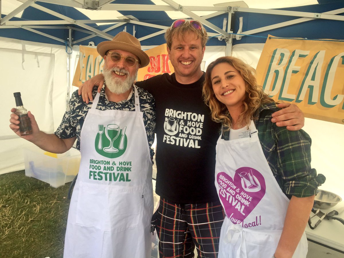 Next up on <a href="/thebeachbbq/">Beach BBQ</a> Cook Off is festival chairman Roger Marlowe &amp; his daughter Claudia from <a href="/PaskinsBrighton/">Paskins Brighton</a>