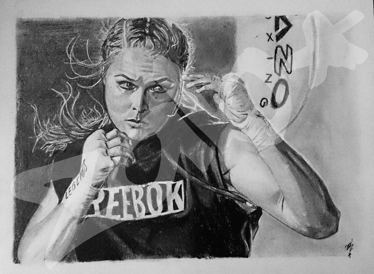 Louloute73's tweet image. My new drawing of u @RondaRousey, hope u will see &amp;amp; love it.U're the #1!Can't wait to see u fight again!love from🇫🇷