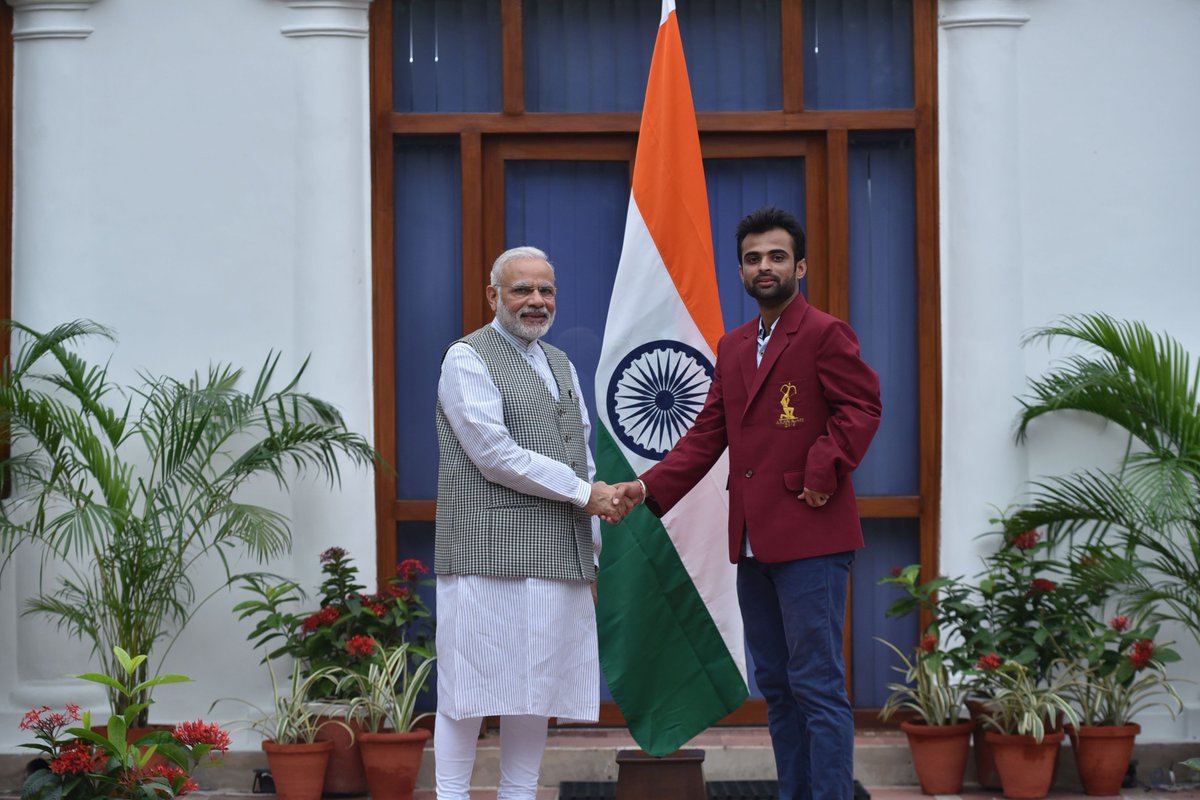 With the very talented Sandeep Singh Maan, who is one of the most talented athletes of our nation.