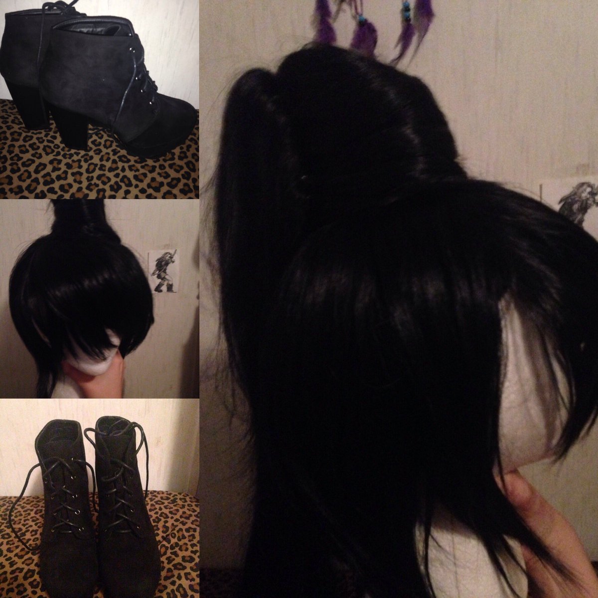 XCelestialChaos's tweet photo. Progress on #Bayonetta for @awacon this year! Styled the wig, and the shoes are in! https://t.co/mAm7DqOvrZ