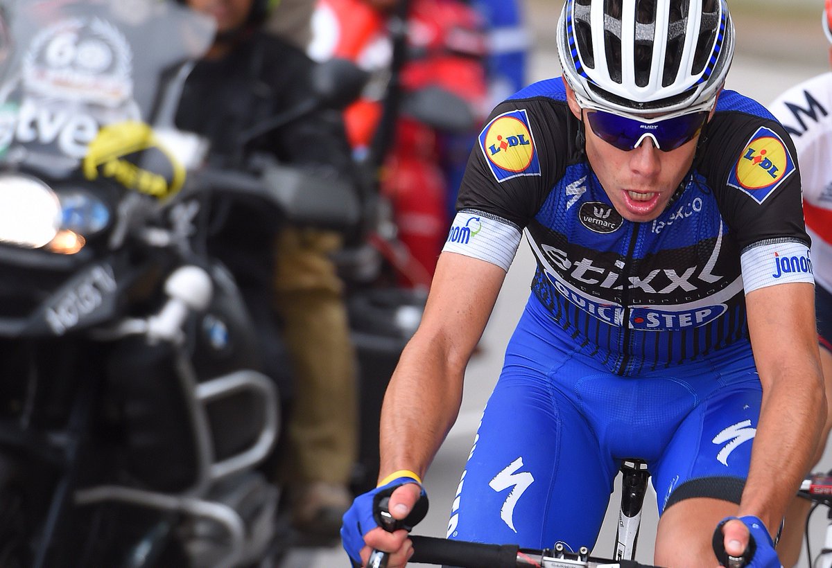 soudalquickstep's tweet image. Follow us and RT this picture for a chance to win a @PCyclingManager 2016 game key! Photo: @TDWsport