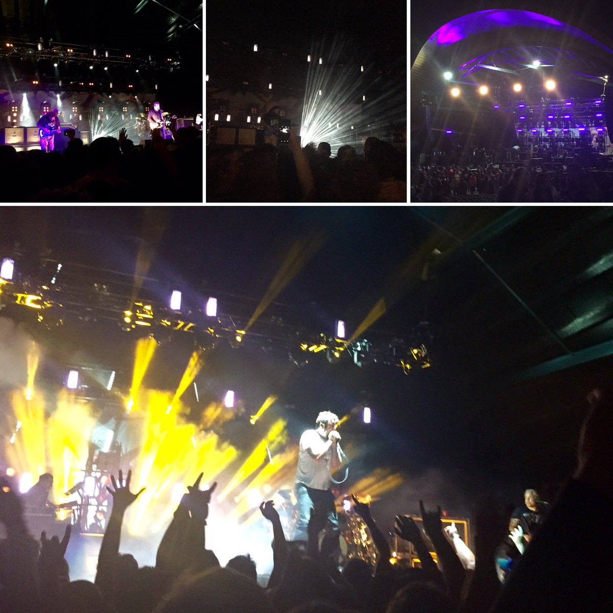robotfriendly's tweet image. Killer time at the @deftones show last night. @chinomoreno and gang killed it as usual.