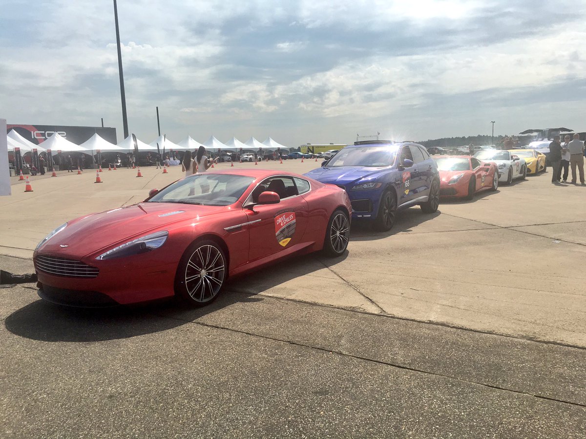 Drive4Smiles's tweet photo. Let the fun begin !! LIVE from the @icarxp #drive4smiles #d4scanada @starlightquebec #exoticcars #Racing 🏁🙂 https://t.co/9d6bD2Vtmm