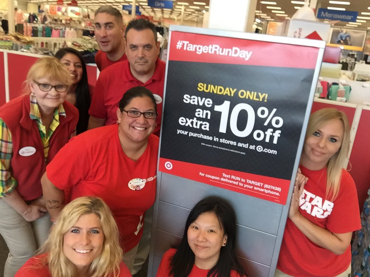 Save an extra 10% today at Target! Target run day fun day! #targetrunday
