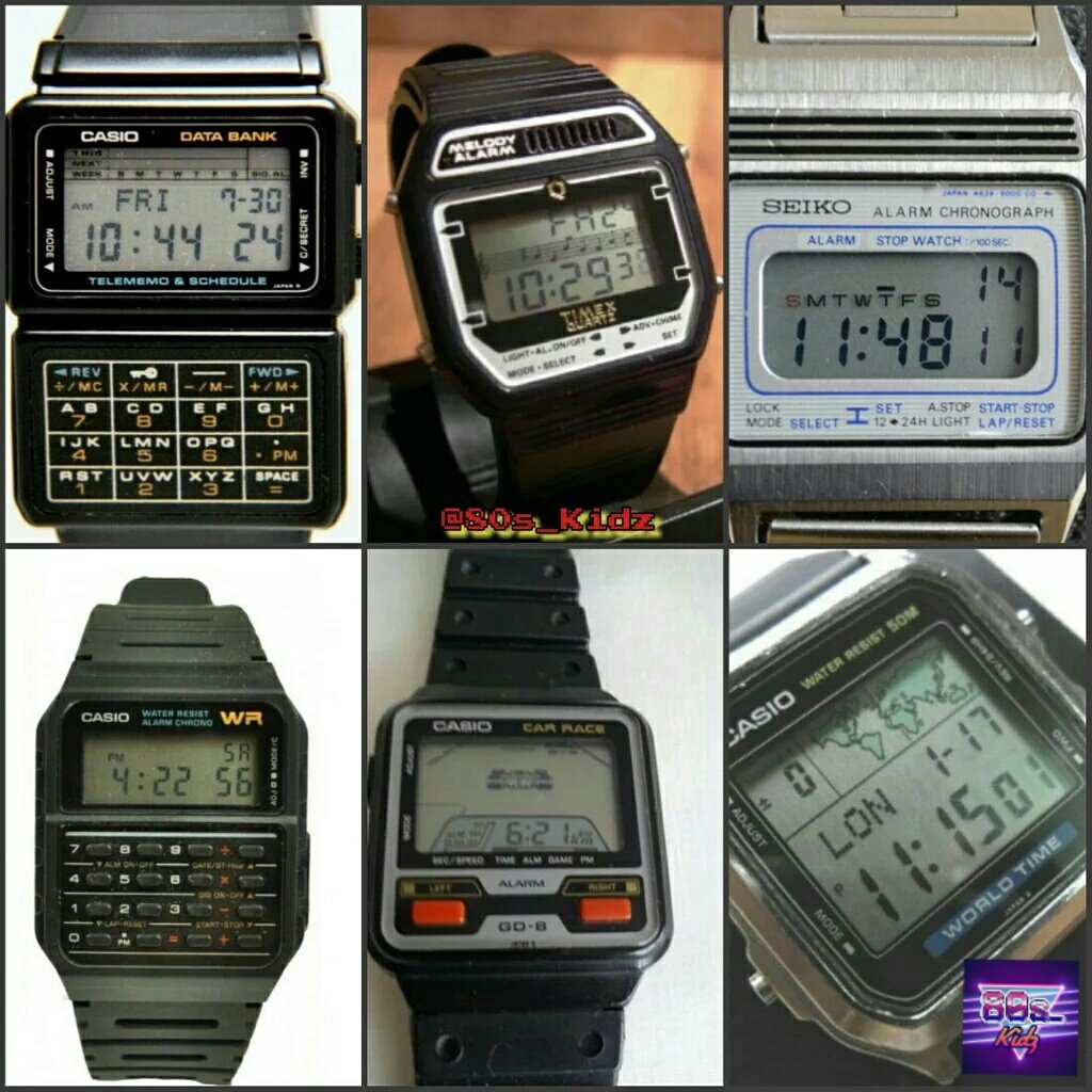 casio watch 80s