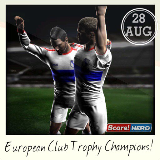 European Club Trophy Champions! #scorehero itunes.apple.com/gb/app/Score!-…