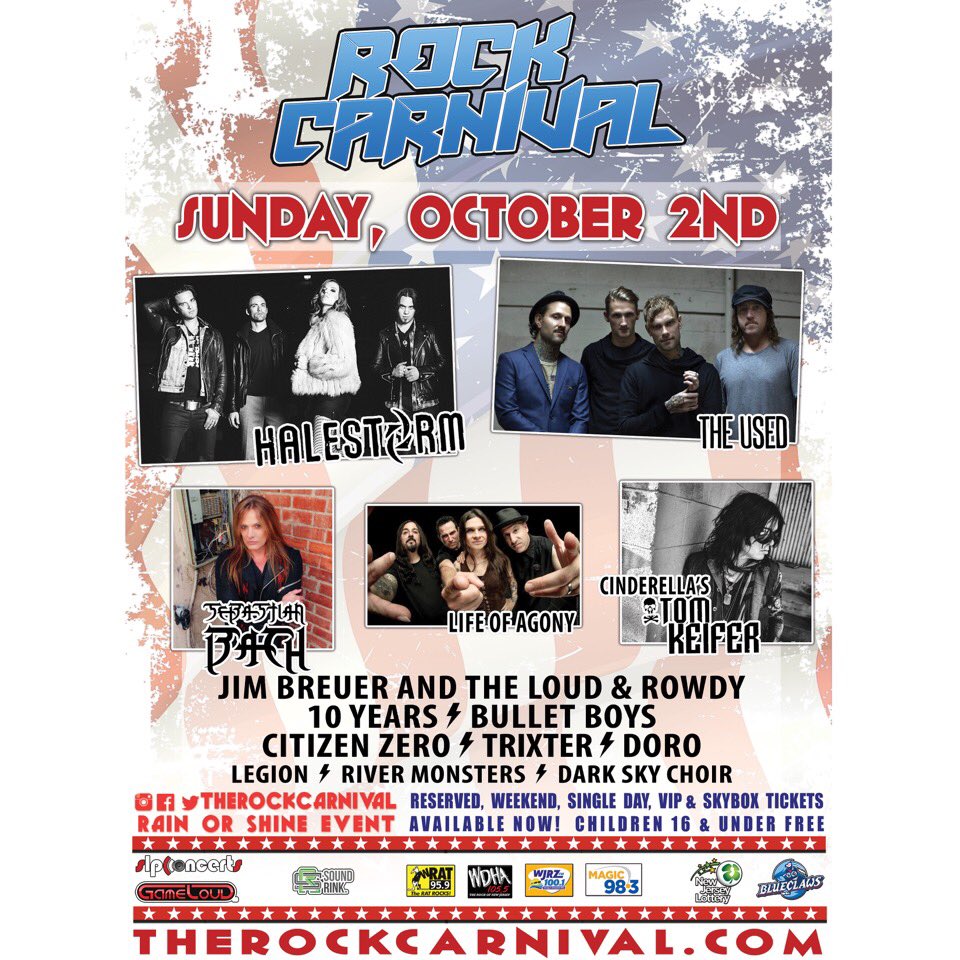therockcarnival's tweet photo. Who's counting down to this crazy day at The Rock Carnival?! Can't wait! https://t.co/kX9BZHgRHQ