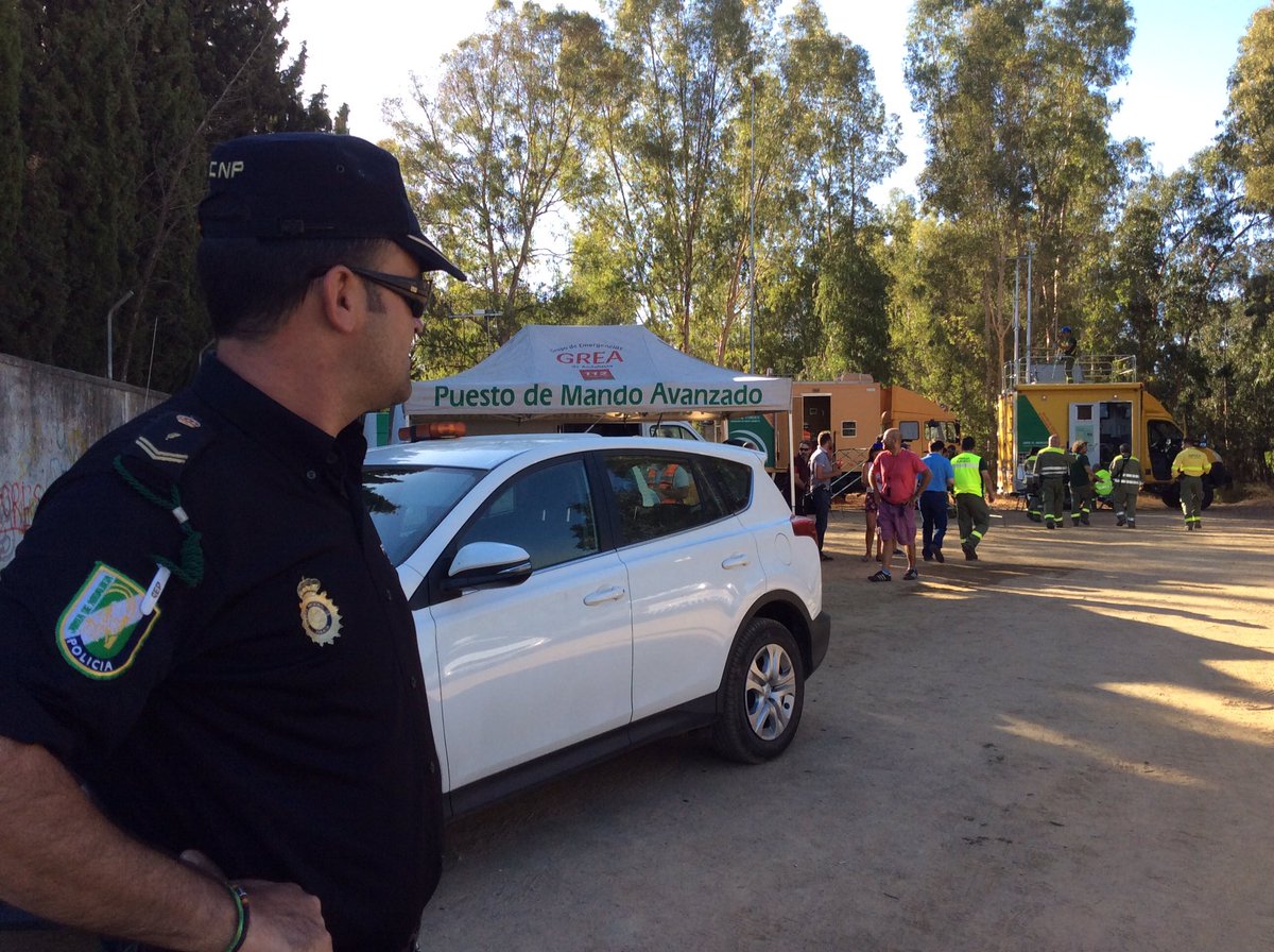 E112Andalucia's tweet image. Unidad @policia Junta #Andalucía custodia #PMA desplegado en #Valdeflores #IFCastilloDeLasGuardas