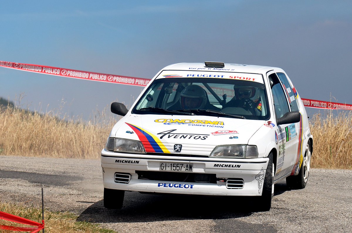 GrALegendRally's tweet image. Pablo Pazó / Moncho Seoane confirmafdos en el IV @GrALegendRally 2016 con su Peugeot 106 Kit Car.

#CERA #Rally
