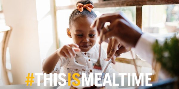 Just find that sweet spot of joyful connection in your busy day. #WhyMealtime #FamilyTime