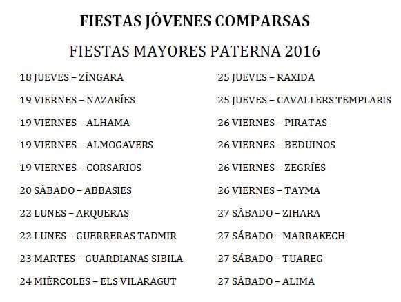 ZegriesPaterna's tweet photo. PROGRAMA FIESTAS JÓVENES #festespaterna https://t.co/5dJ2MbRH5E