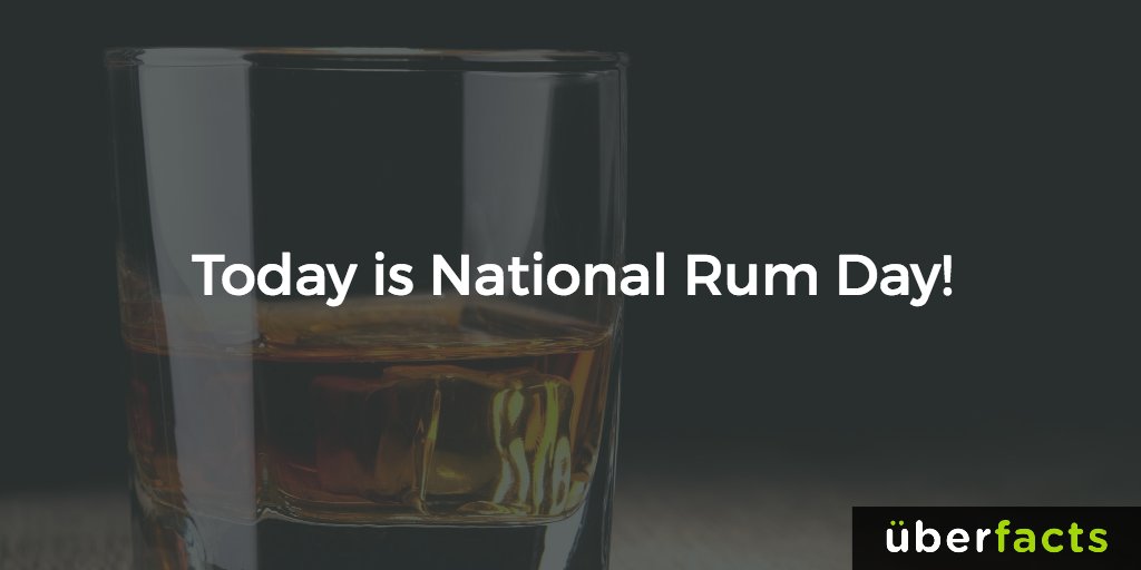UberFacts's tweet photo. #NationalRumDay https://t.co/KUdpT0yAFG