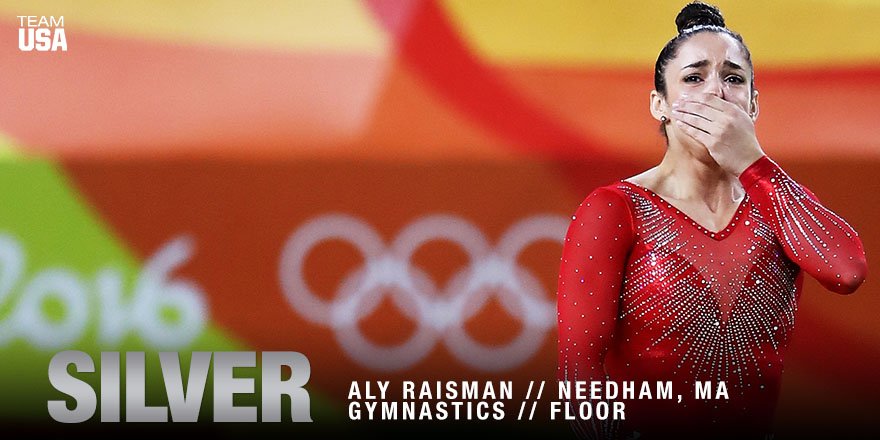 #FierceFive ➡️ #FinalFive 

@Aly_Raisman has been a PLEASURE to watch! CONGRATS on #SILVER!