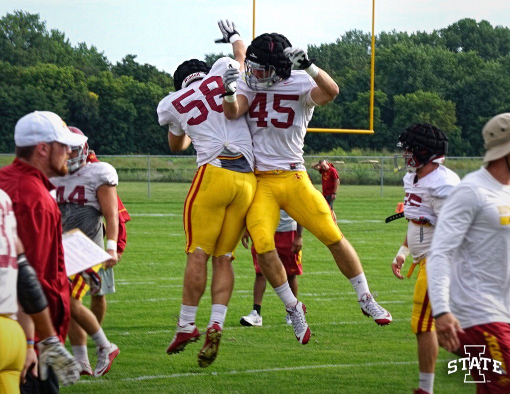 CycloneFB's tweet photo. When you realize there are only 18 days left until kickoff. 🌪🌪#AStormIsBrewing https://t.co/fOlW8P2Rjx
