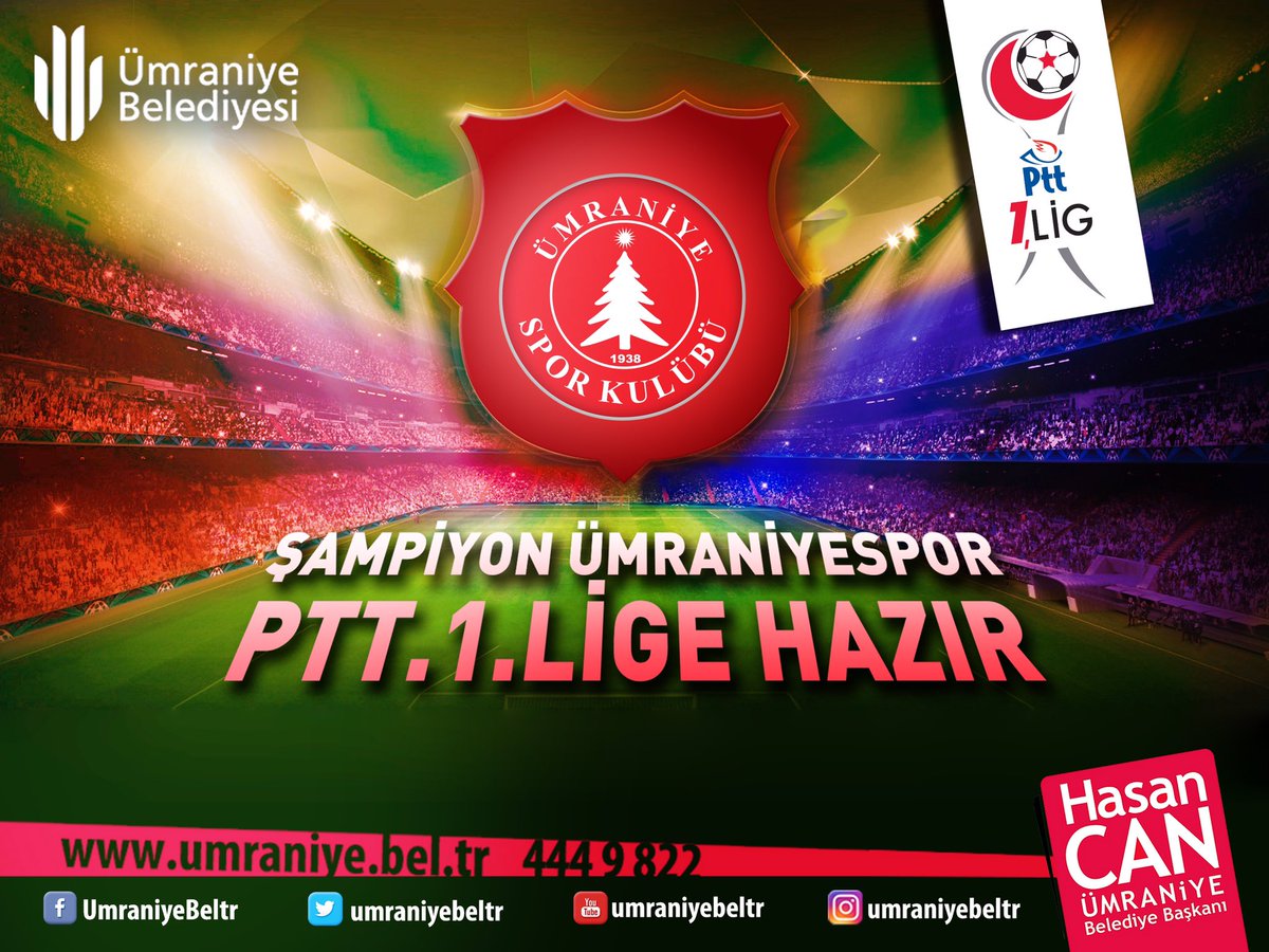 Şampiyon sezona hazır!

Tarihinde ilk kez PTT 1. Lig'de mücadele edecek olan Ümraniyesporumuza başarılar dileriz...