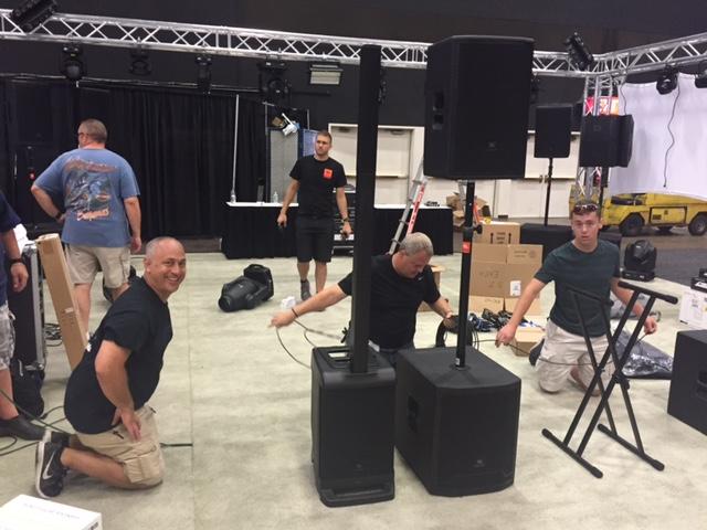 TheJBLpro's tweet photo. We're at @DJExpo_ w/ #JBLPro #EONONE, #PRX812, #PRX700 and more. Catch a glimpse of the action below #DJX16 https://t.co/IELXnmqR5p