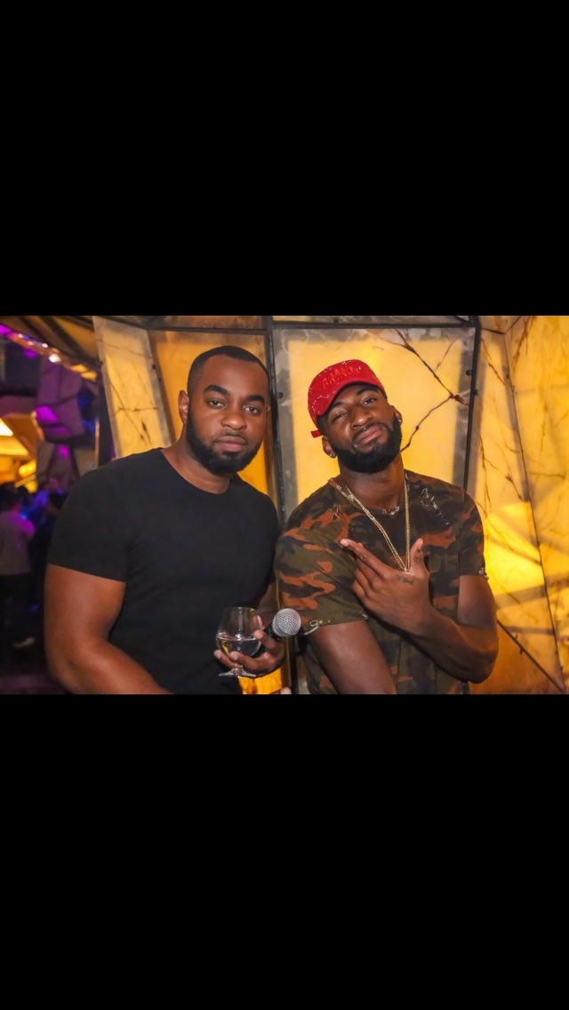 DJCribb's tweet image. Good times with @AndreDrummondd this past weekend! #vistalounge