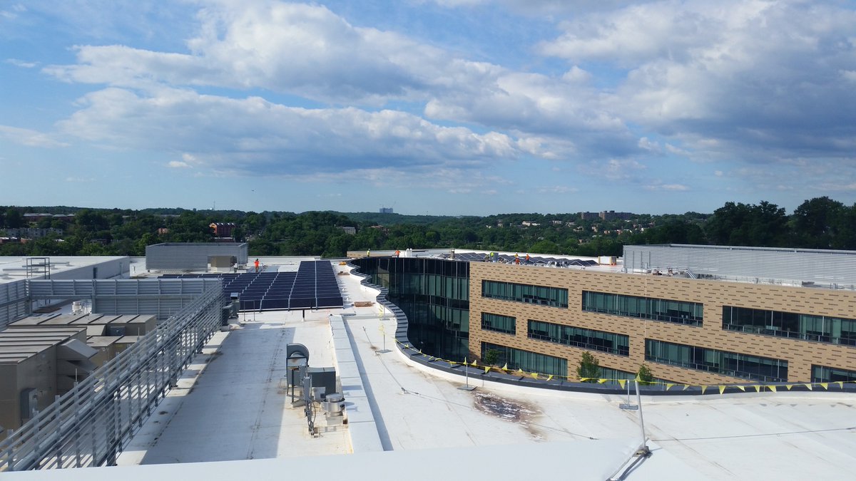 DCDGS's tweet photo. Breaking News: We just turned on the 12th of 50 DGS #Solar Projects at @BalllouDC! #RenewableDC https://t.co/sr1ZVqzxkY