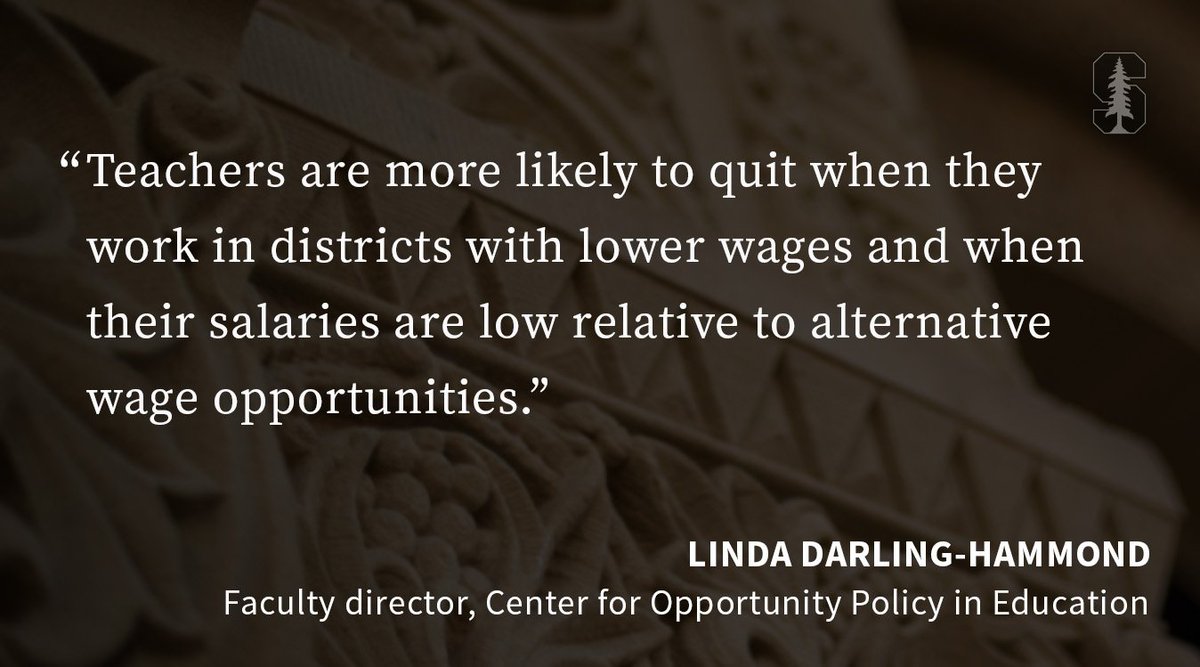 The teacher pay gap is wider than ever, an <a href="/EconomicPolicy/">Economic Policy Institute</a> study shows: stanford.io/2bw9S0J