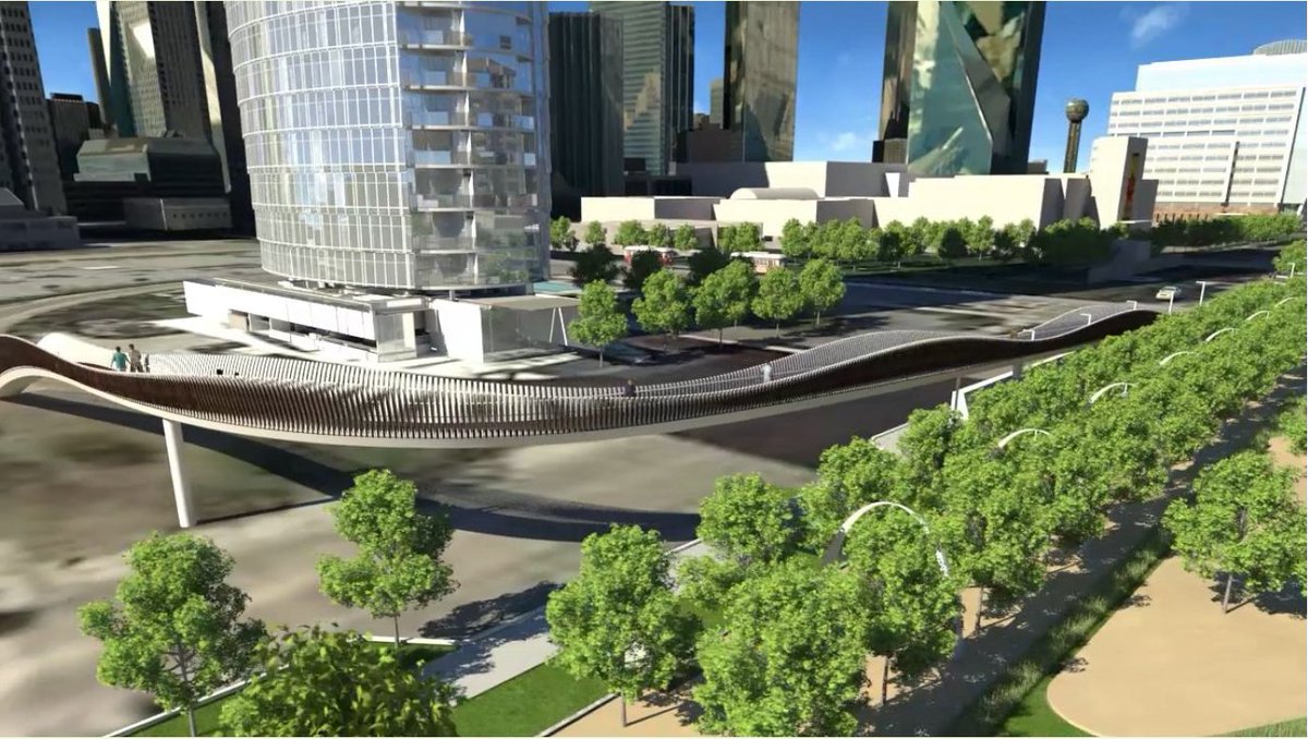 RobertWilonsky's tweet photo. $90 million proposal puts a parking garage at Klyde Warren Park. Wait. Say what now? https://t.co/Ha91KY7H7h https://t.co/Zb9feIVSWe