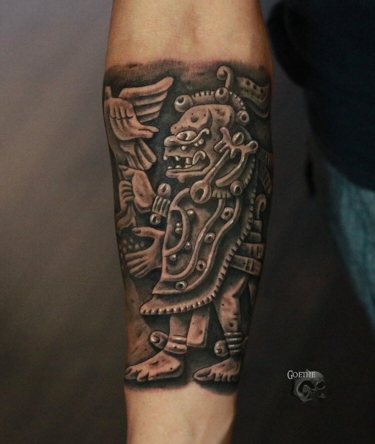 aztec mexican god of death tattooTikTok Search