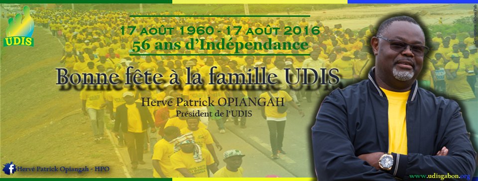 BONNE FETE D'INDEPENDANCE A TOUS. @HervePatrickopiangah
