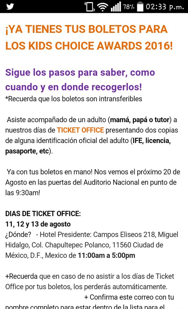 TeamUnoMismo's tweet photo. Gane boletos y vi mi correo el 14💔😭por que no tengo Internet #CD9 #CD9Video #JosCanelaTrendy #IFeelAlive #KCAMexico https://t.co/eAU23xu8uX