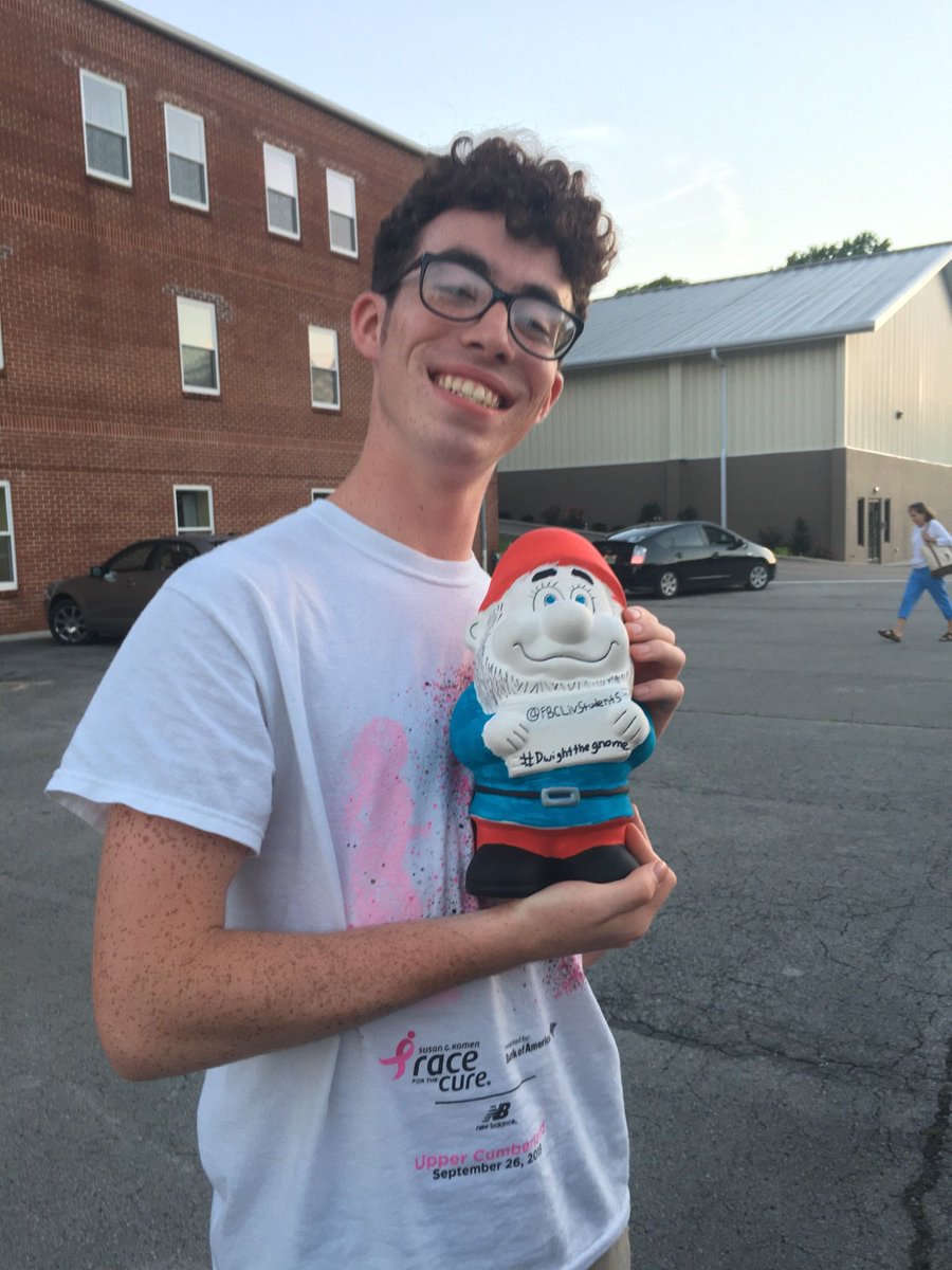 FBCLivStudents's tweet photo. #dwightthegnome has been making lots of friends these last few weeks https://t.co/iLsIiWP70p